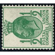 1929 ½d green. WATERMARK SIDEWAYS. SG 434a. Unmounted Mint