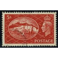 1951 "Festival"  5/- red. Fine used.  SG 510