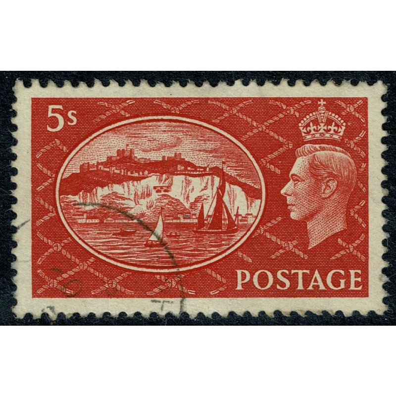 1951 "Festival"  5/- red. Fine used.  SG 510