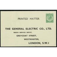 1920-26 STO Printed Matter for General Electric Co. H&B CS61