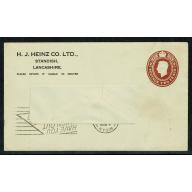 1950 2d brown STO envelope "H J Heinz Co. Ltd.".  H & B Type ES69.