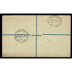 4d & ½d compound stamping on "Crown Reef Gold Mining Co." Registered cover. H&B ESC681