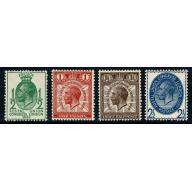 1929 P.U.C set of 4 values SG 434-437. Unmounted mint