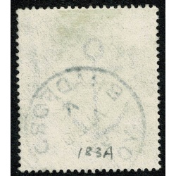 1883 10/- pale ultramarine "GF". Fine used SG 183a